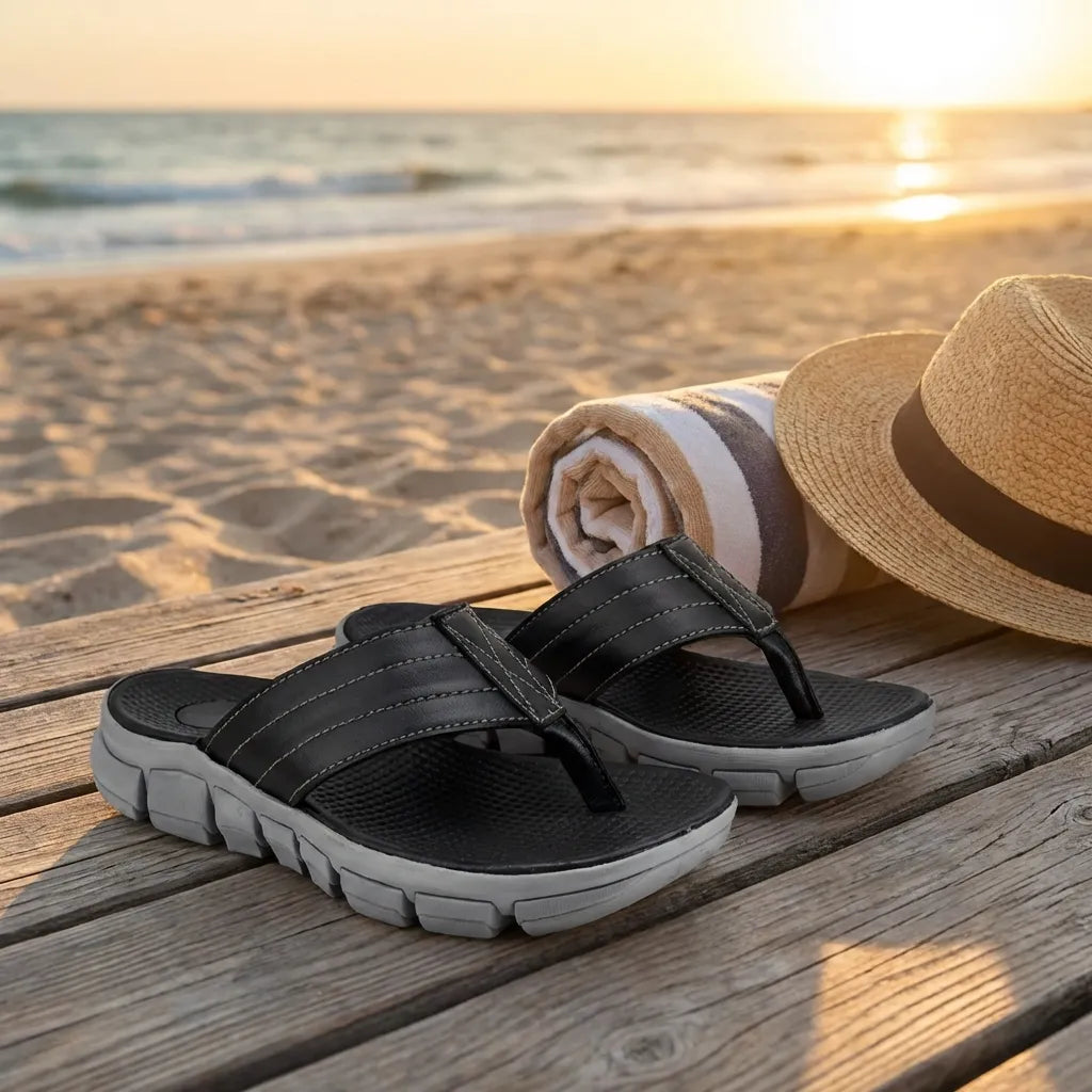 Leather Men's Everyday Slippers