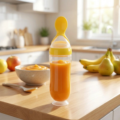 Premium Baby Food Squeeze Feeder Spoon