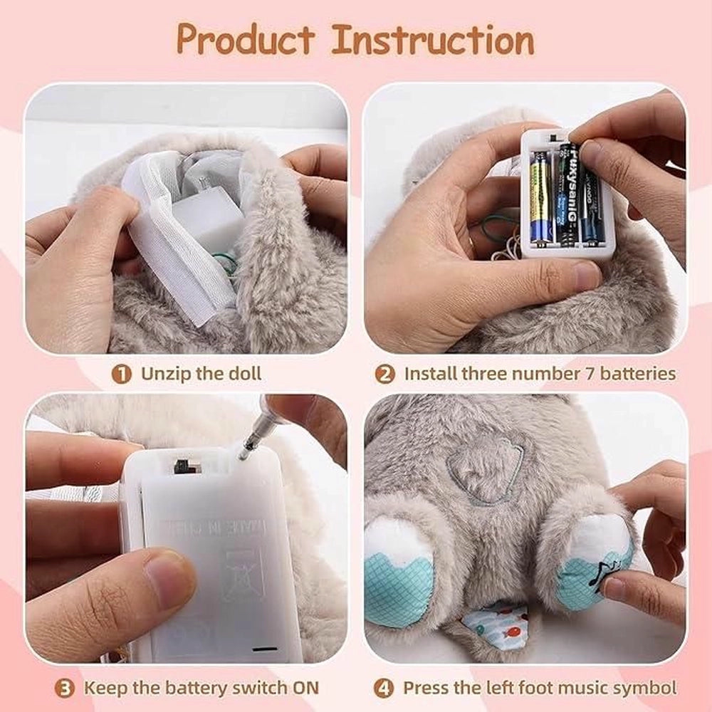Breathing Plush Teddy Bear