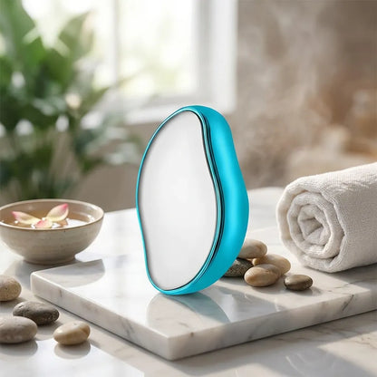 Crystal Hair Eraser for Women and Men, Magic Crystal Hair Remover Painless Exfoliation Hair Removal Tool for Arms Legs Back, Washable Crystal Epilator Without Shaving for Smooth Skin Gifts (random Colour)