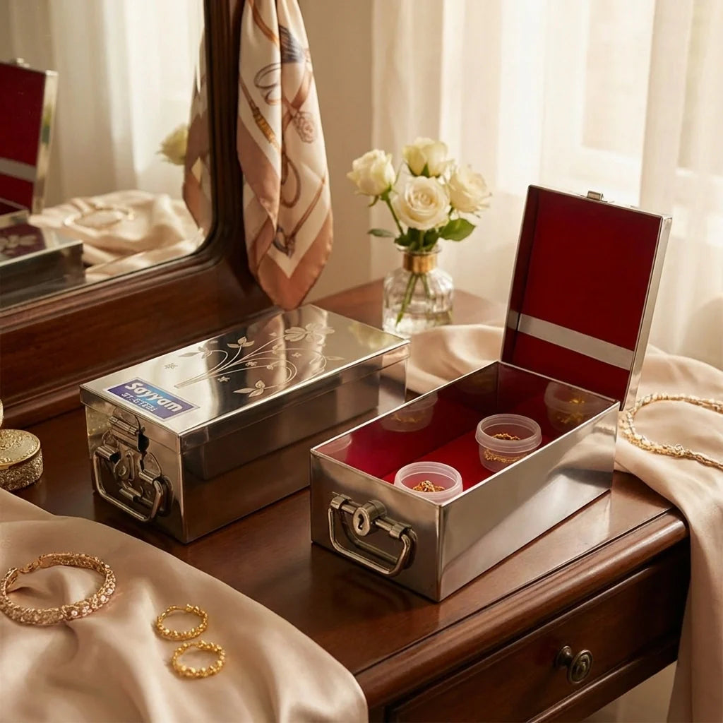 Luxury Jewelry Box with Lock