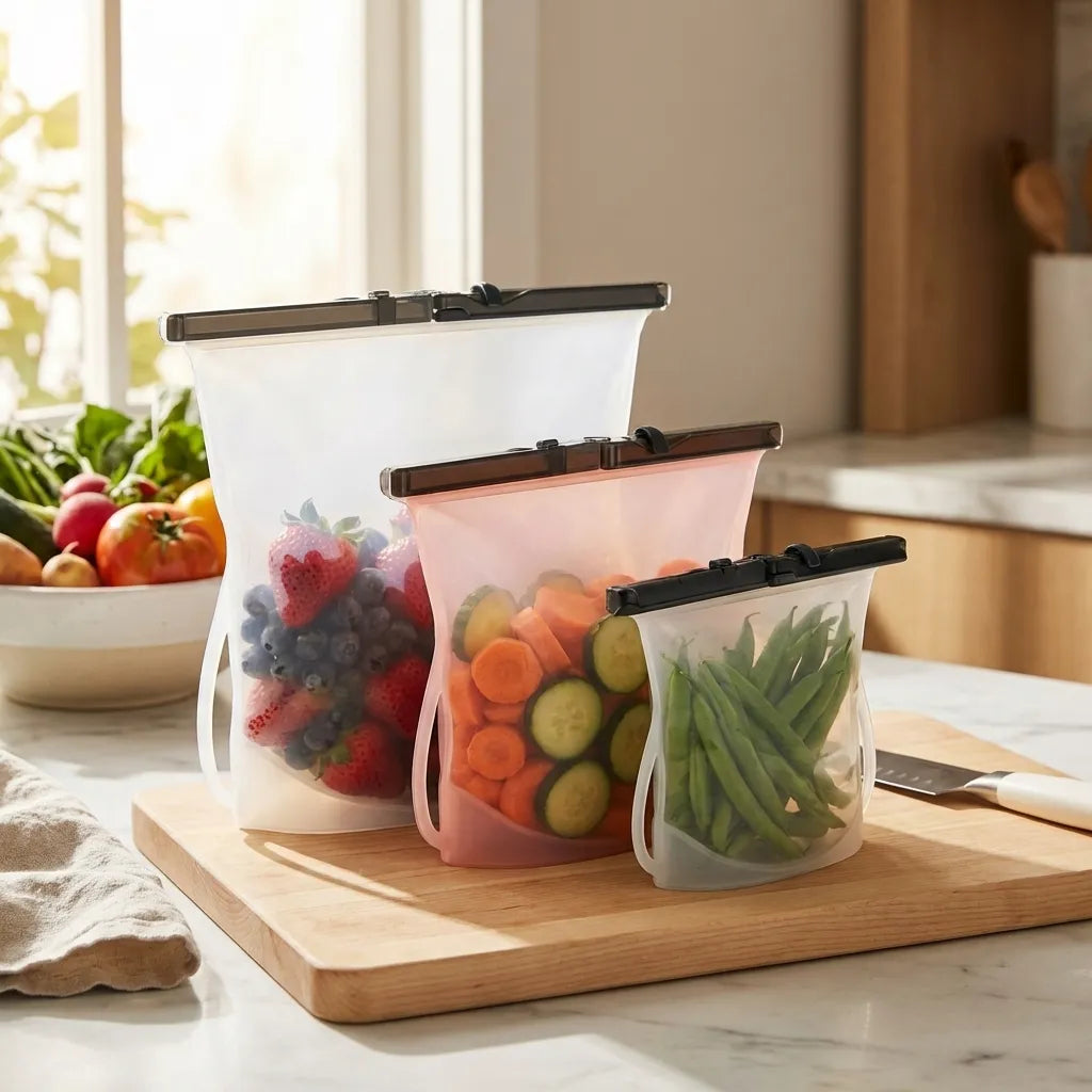 Reusable Silicone Bags (3 Pcs)