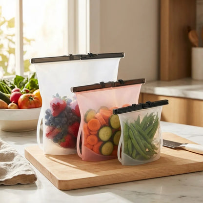 Reusable Silicone Bags (3 Pcs)