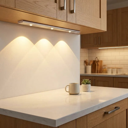 LED PIR Motion Sensor Cabinet  With USB Rechargeble