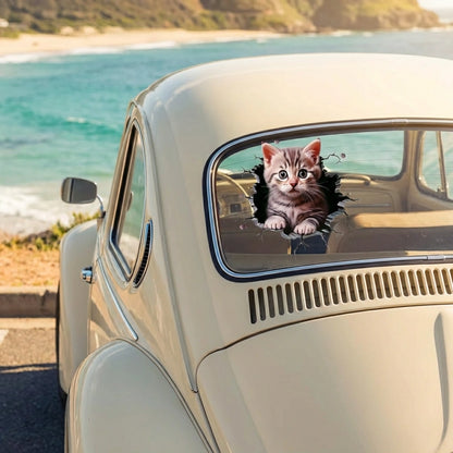 Durable Cat Pattern Car Sticker