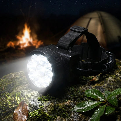 Rechargeable 9-LED Headlamp