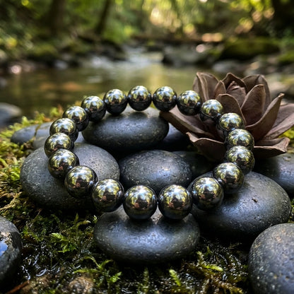 Magnetic Hematite Bracelet Set