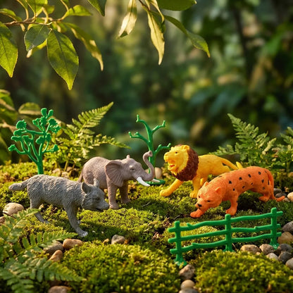 Small Wild Animal Set For Kids (4 pcs)