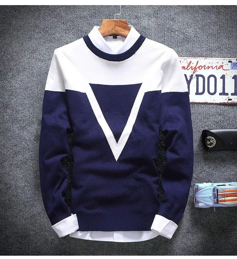 Cotton Blend Stripes Full Sleeves T Shirts