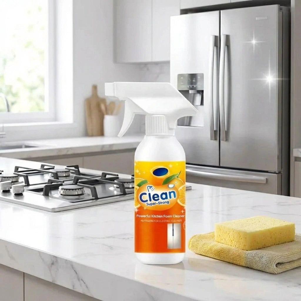 Clean Super Strong Powerful Kitchen Foam Cleaner 500 ml Pack of 2
