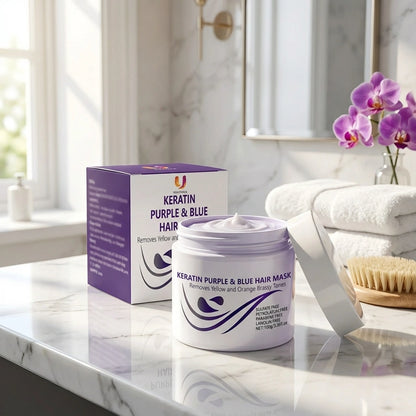 Purple-Blue Hair Mask
