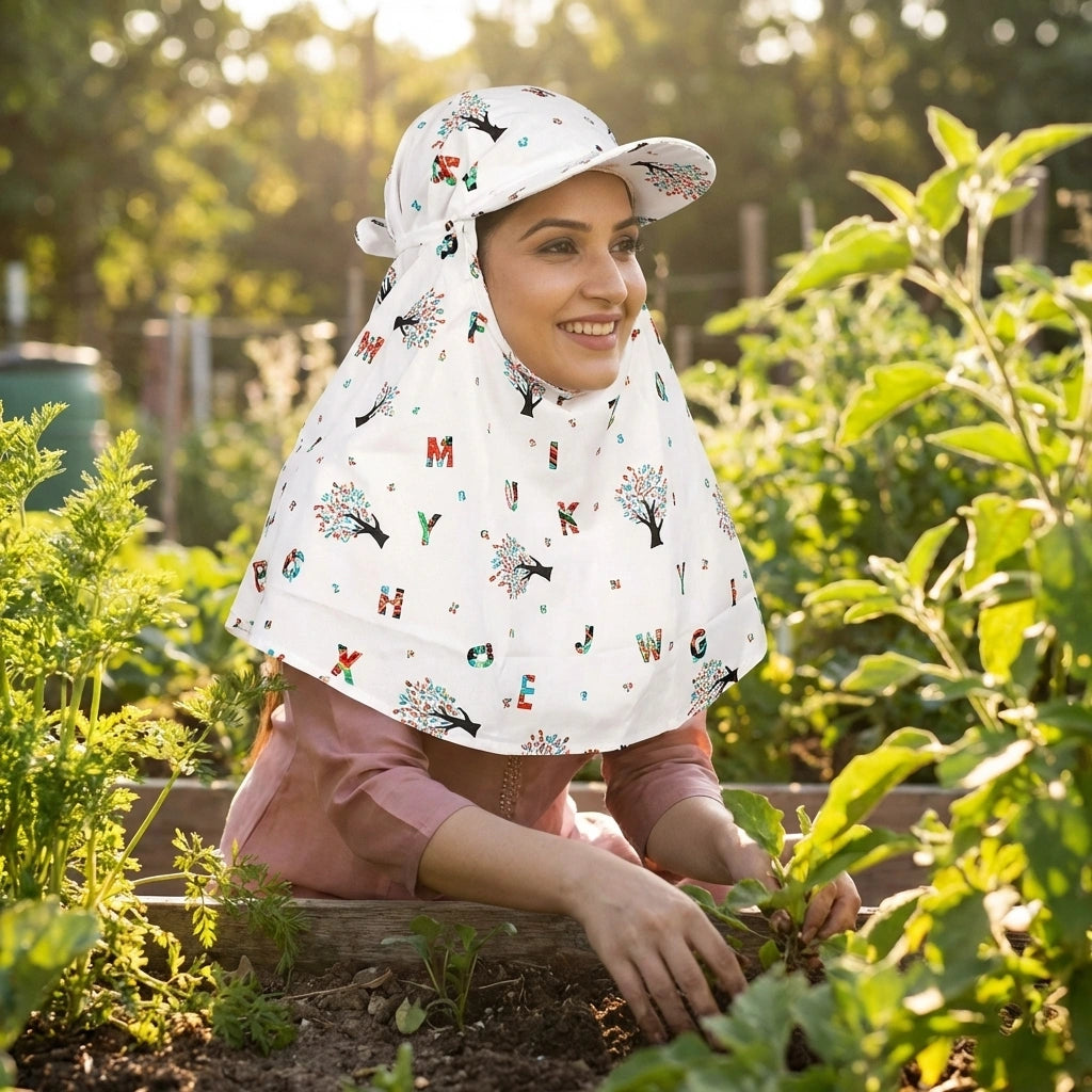 Summer Sun Protection Women Cap Mask