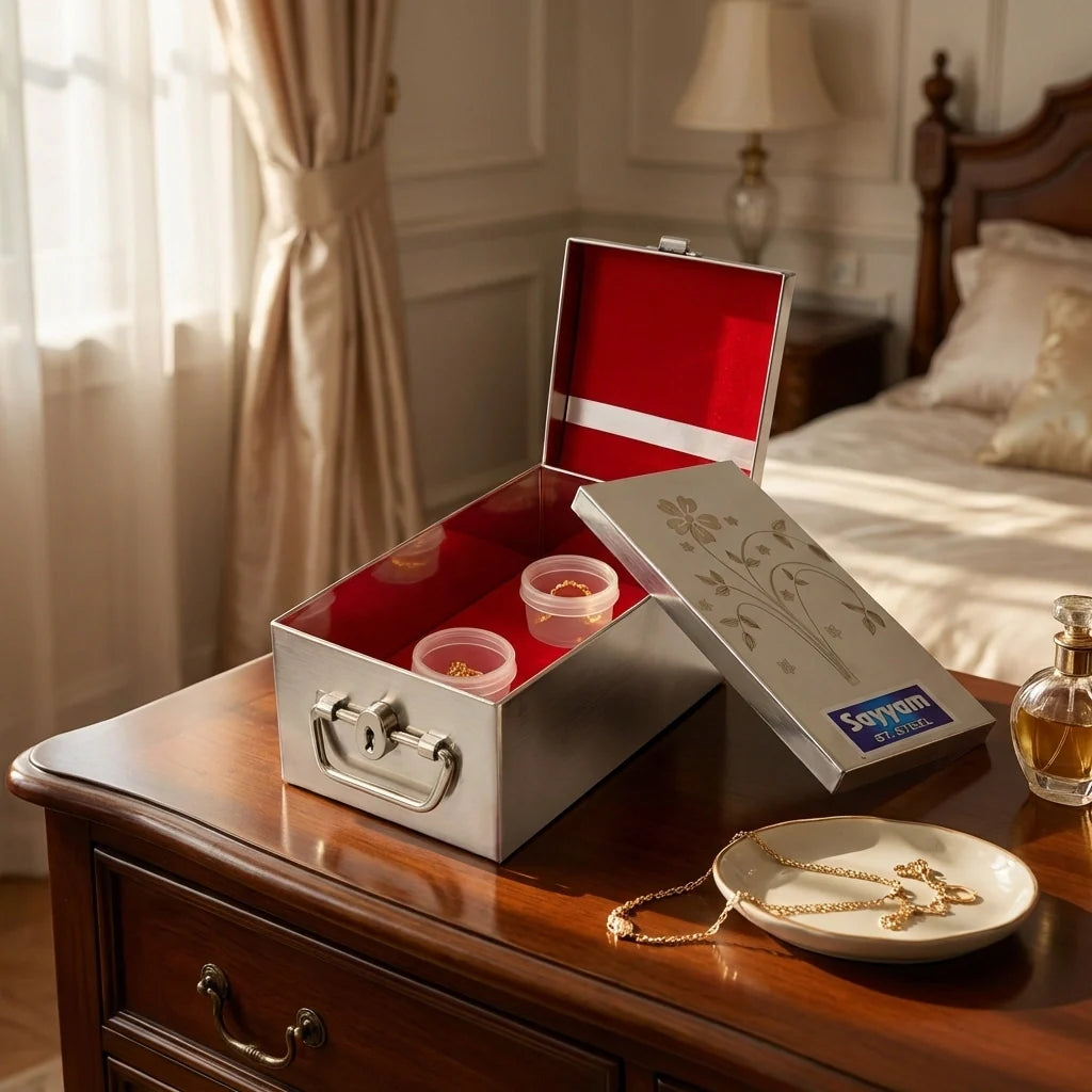 Luxury Jewelry Box with Lock