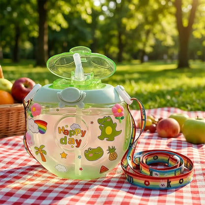 Donut Water Bottle Sipper Bottle