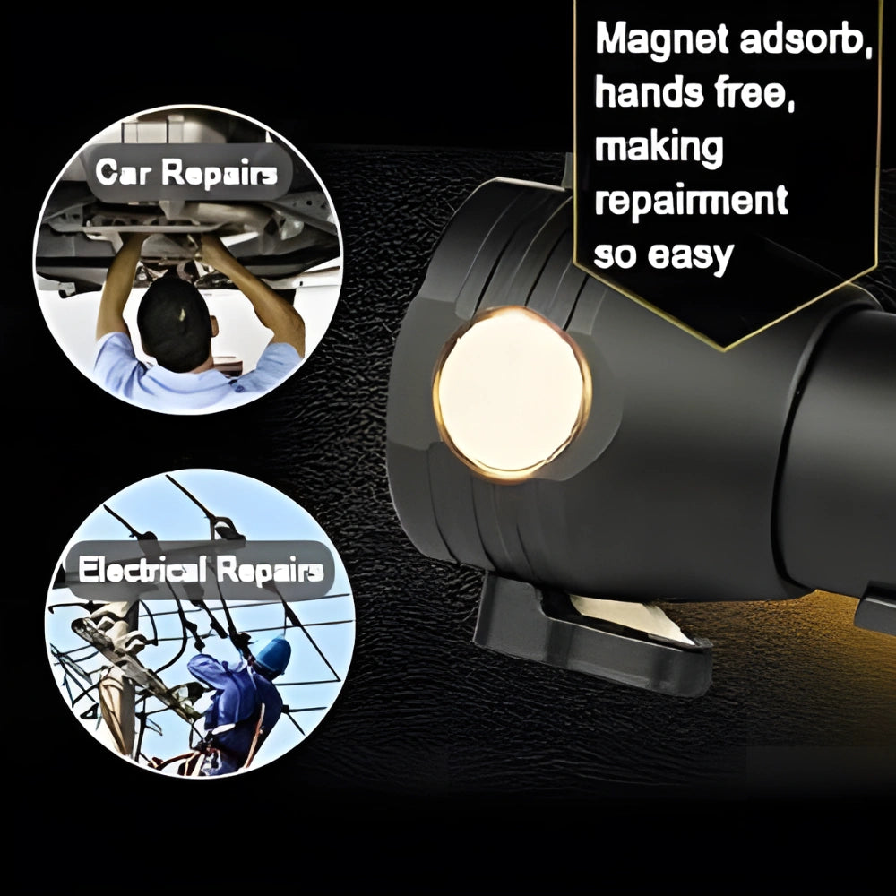 Solar Powered Emergency Flashlight