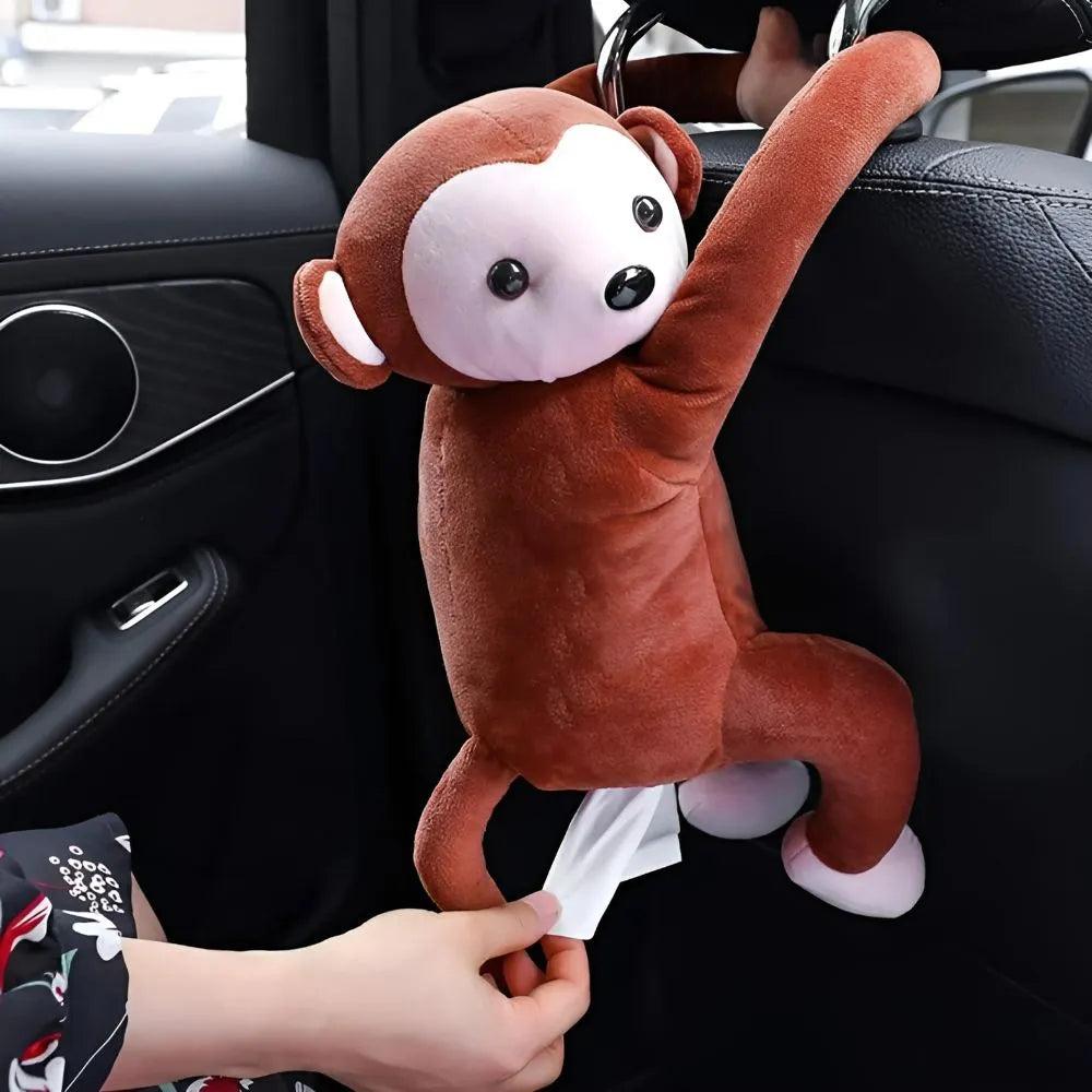 Monkey Plush Tissue Holder