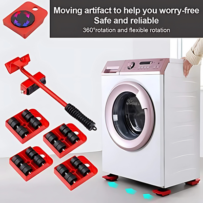 Furniture Lifter -Furniture Lifter Mover Tool Set with Wheel Pads