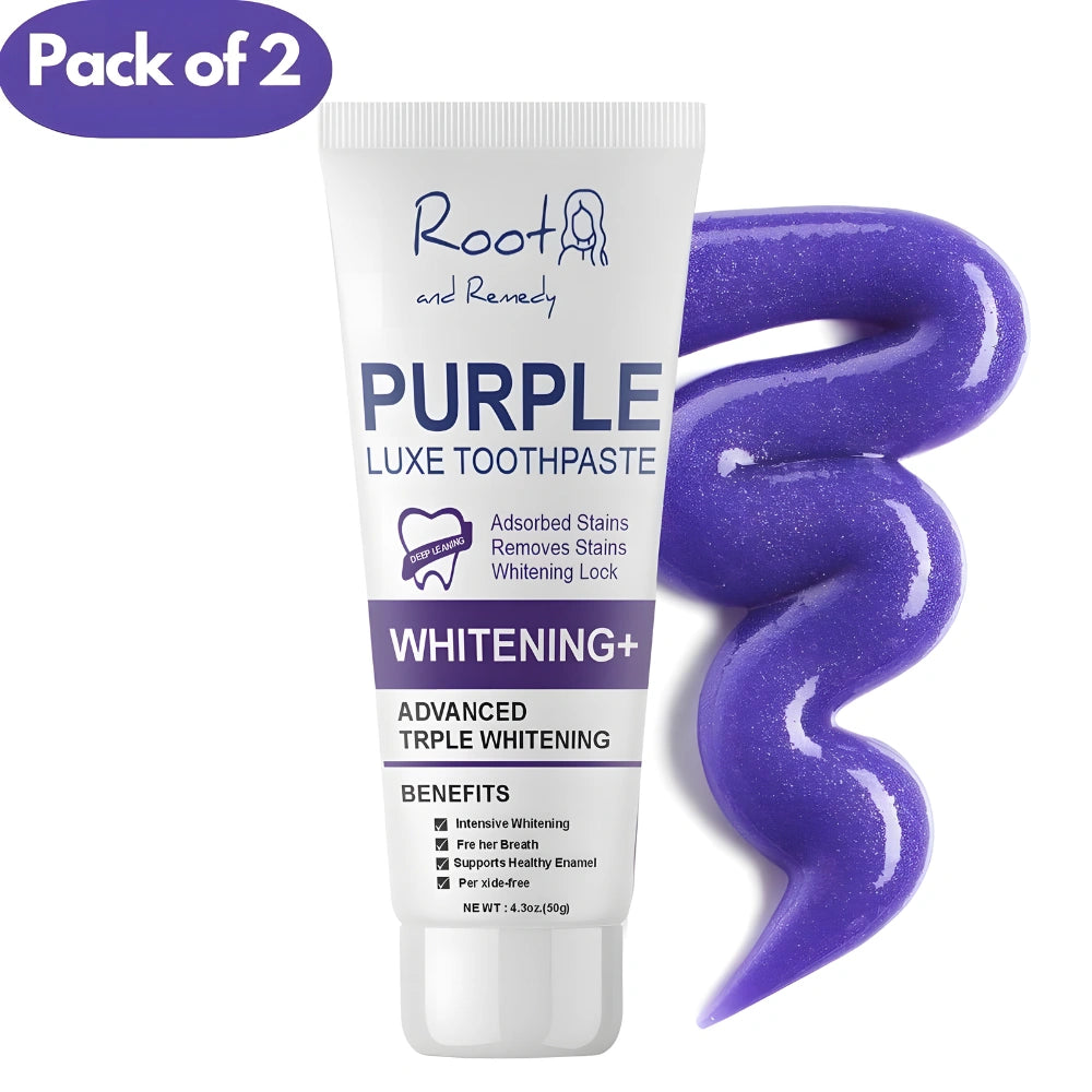 Purple Luxe Whitening Toothpaste