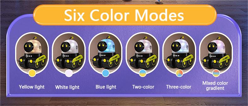 Robot star projection lamp