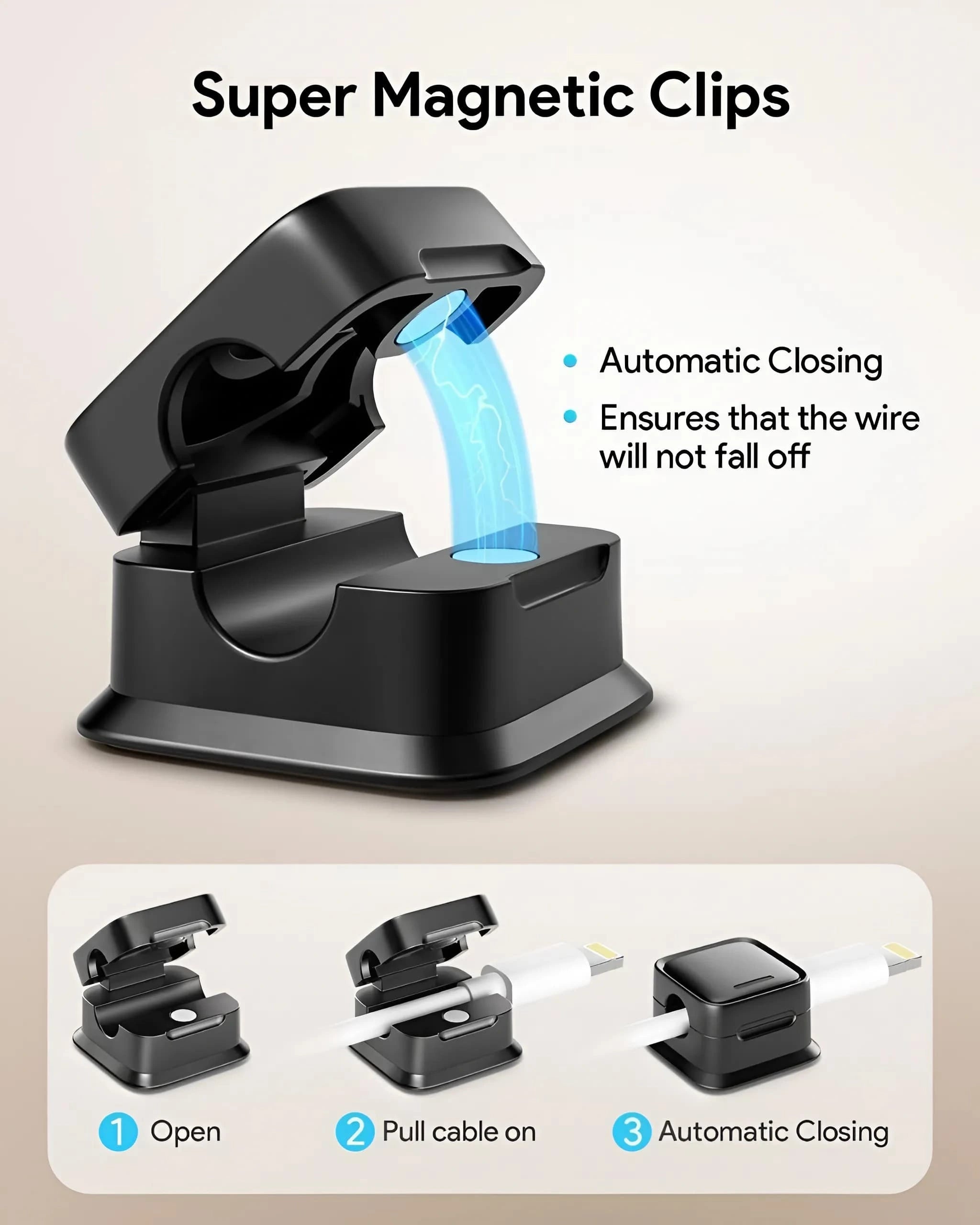 6 Pack Cable Clips