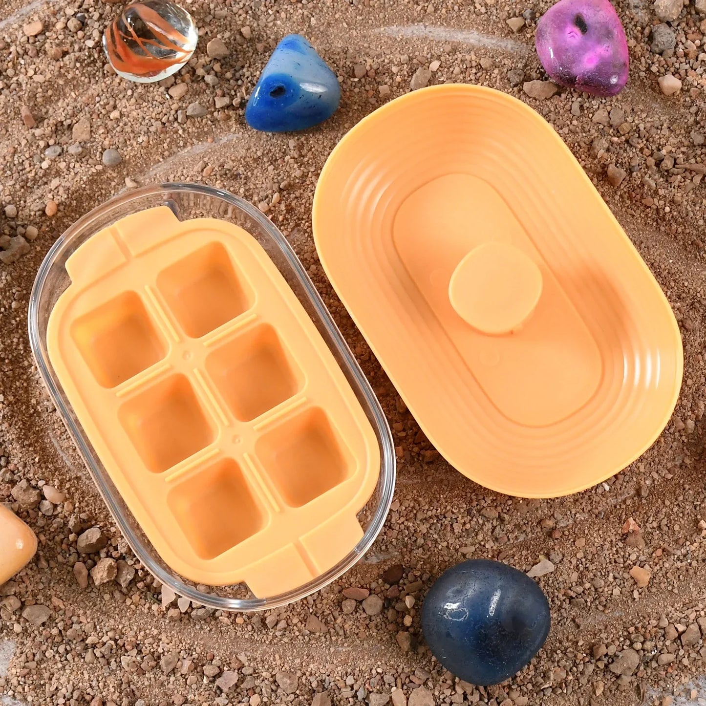 Best 6-cube ice tray with lid - cube trays | 2025 | fast shipping