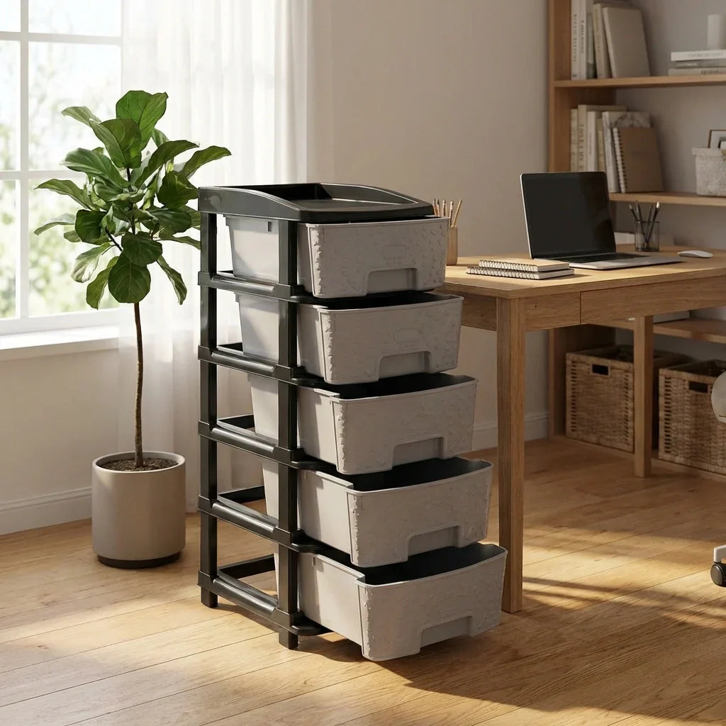 Best 6-layer plastic drawer organizer cabinet - household storage drawers | 2026 | fast shipping