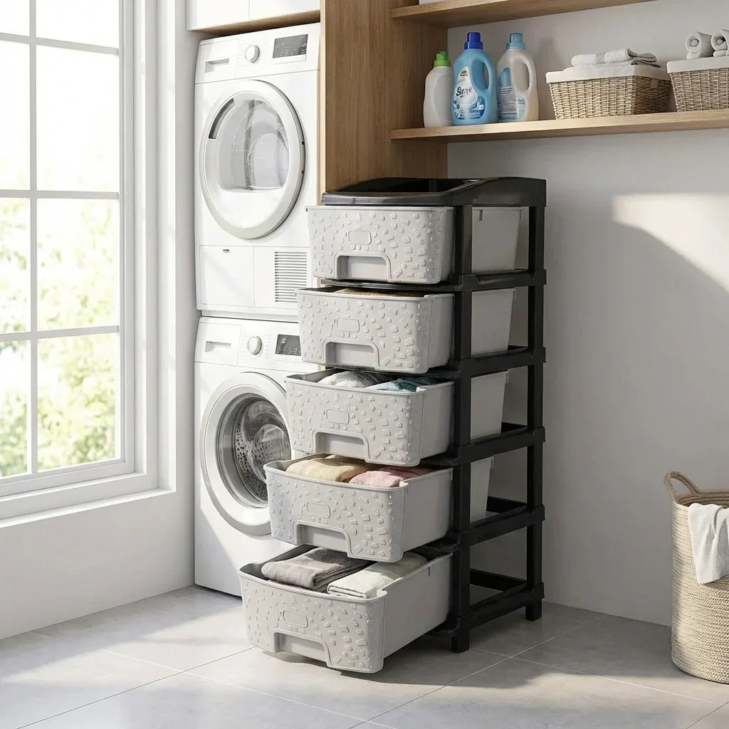 Best 6-layer plastic drawer organizer cabinet - household storage drawers | 2026 | fast shipping