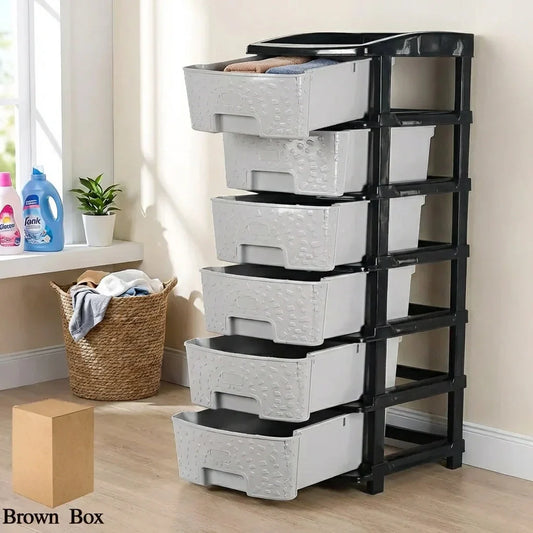 Best 6-layer plastic drawer organizer cabinet - household storage drawers | 2026 | fast shipping