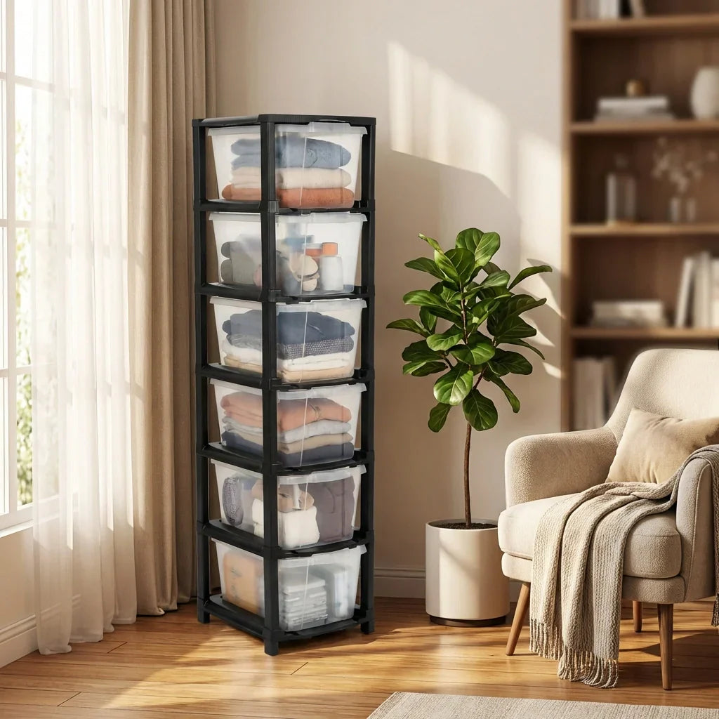 Best 6-layer transparent drawer organizer - household storage drawers | 2026 | fast shipping