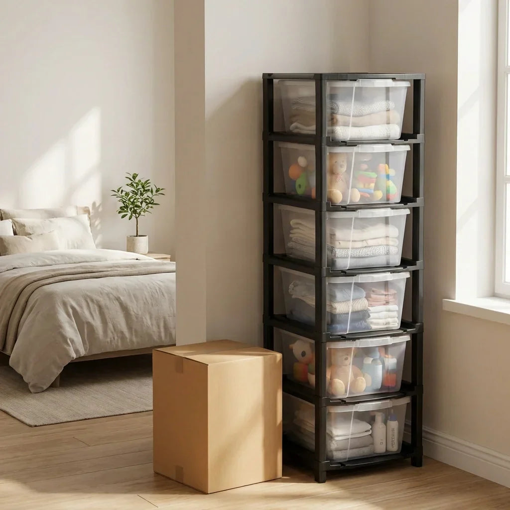 Best 6-layer transparent drawer organizer - household storage drawers | 2026 | fast shipping