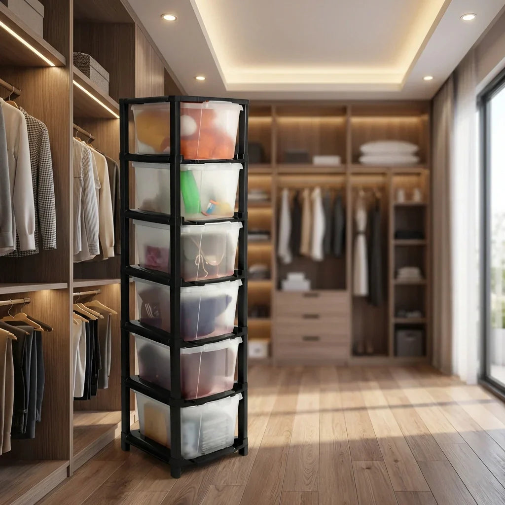 Best 6-layer transparent drawer organizer - household storage drawers | 2026 | fast shipping