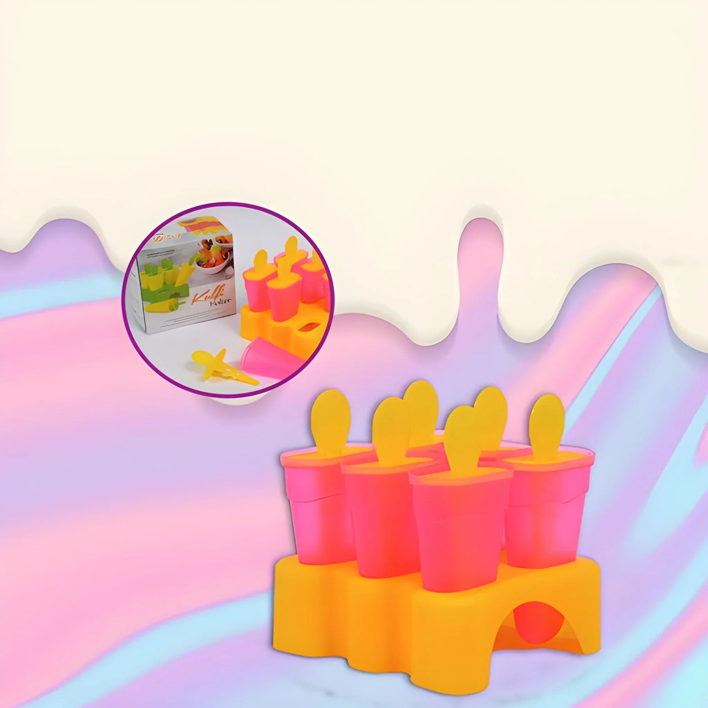 6-Pc Kulfi Mould Set - Home & Kitchen
