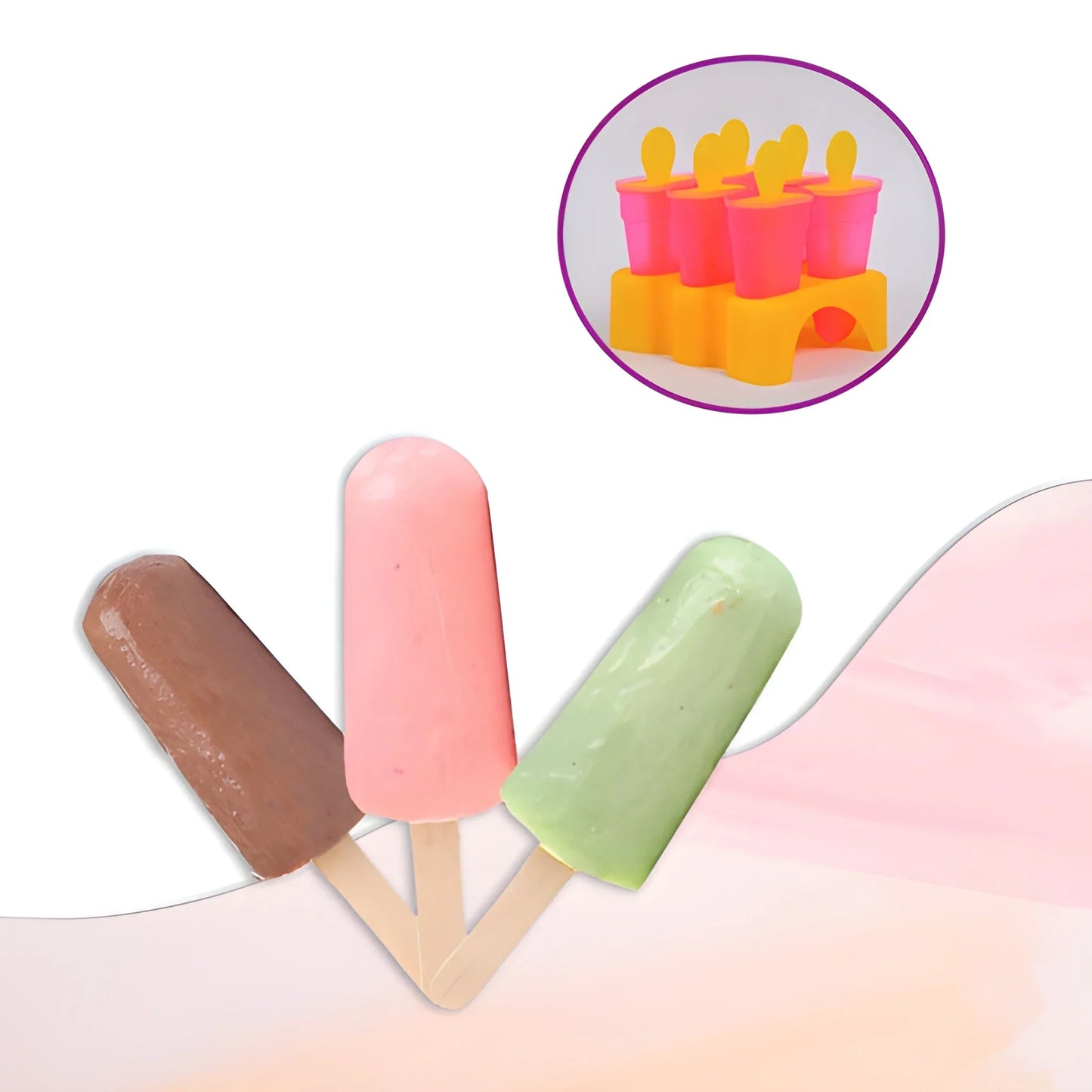 6-Pc Kulfi Mould Set - Home & Kitchen
