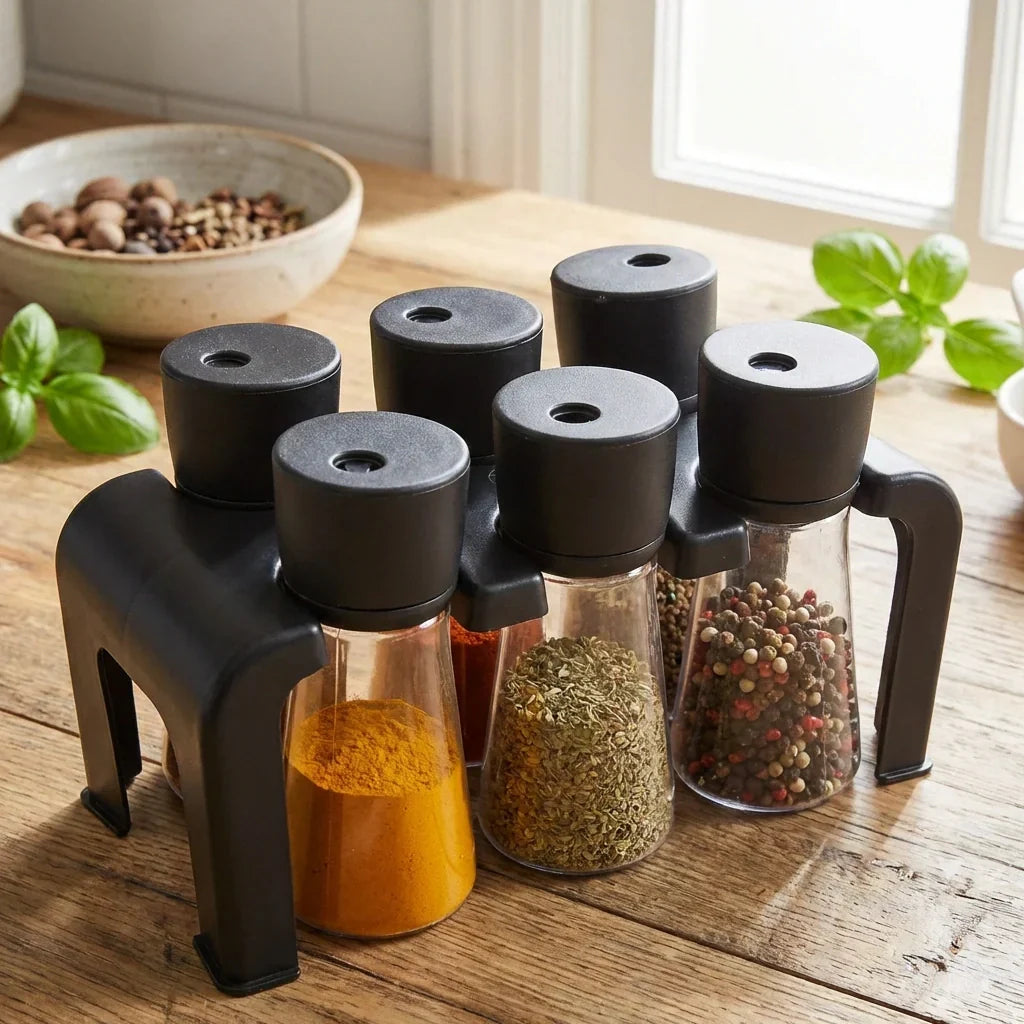 Best 6-piece spice jar set - food storage containers | 2026 | fast shipping