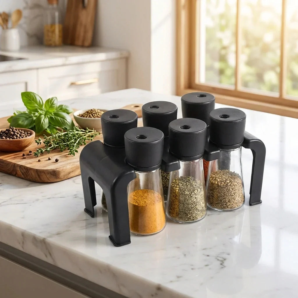 Best 6-piece spice jar set - food storage containers | 2026 | fast shipping