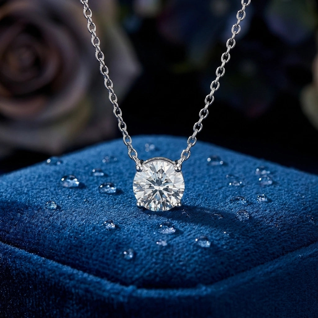 Silver Stone Necklace