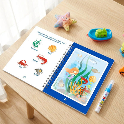Reusable Magic Water Painting Book
