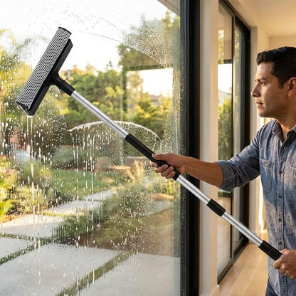 2 in 1 Squeegee and Sponge Cleaning Tool