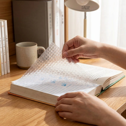 3 Different Size Transparent Sticker Books Cover
