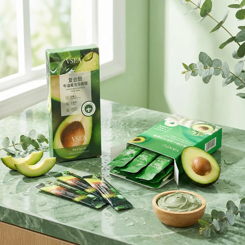 Avocado Bubble Mask Set