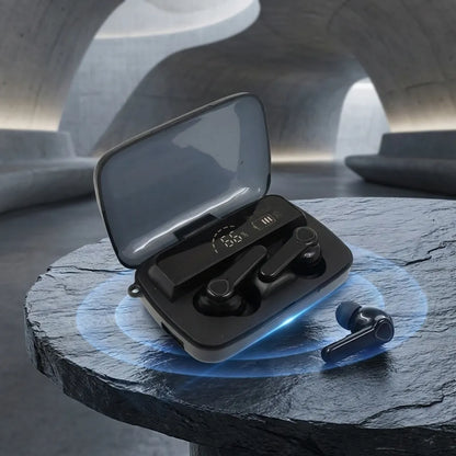 Wireless LED Display Earbuds