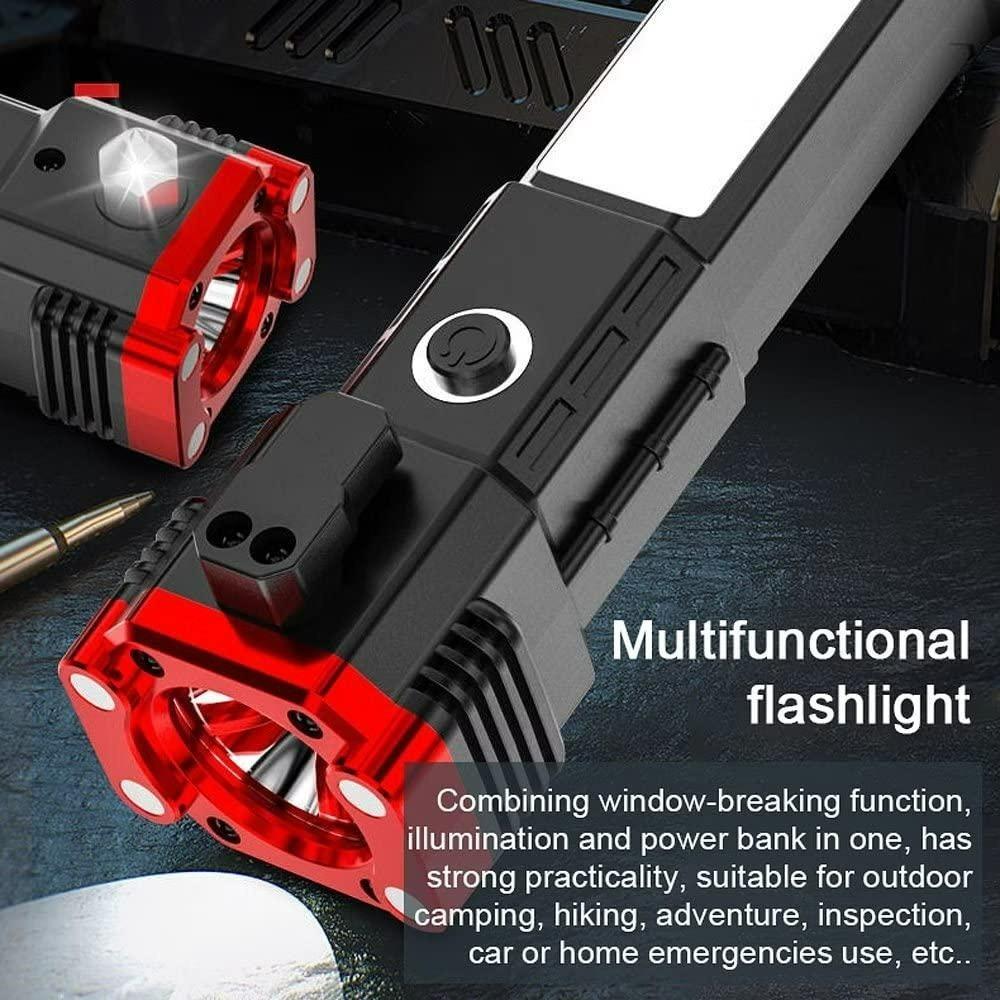 Hammer Torch LED Flashlight with powerbank