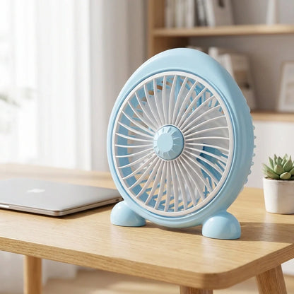 Plastic Cute Mini Cartoon Electric USB Fan