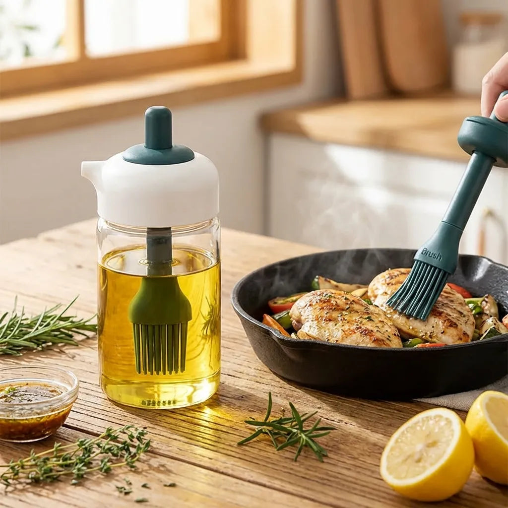 Plastic 2 In 1 Oil Dispenser 250 ml