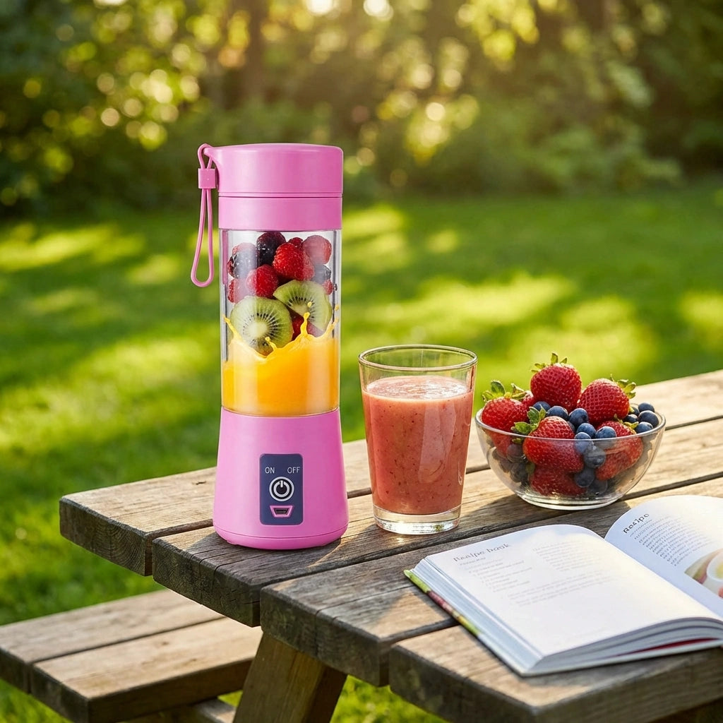 USB rechargeable mini juicer blender