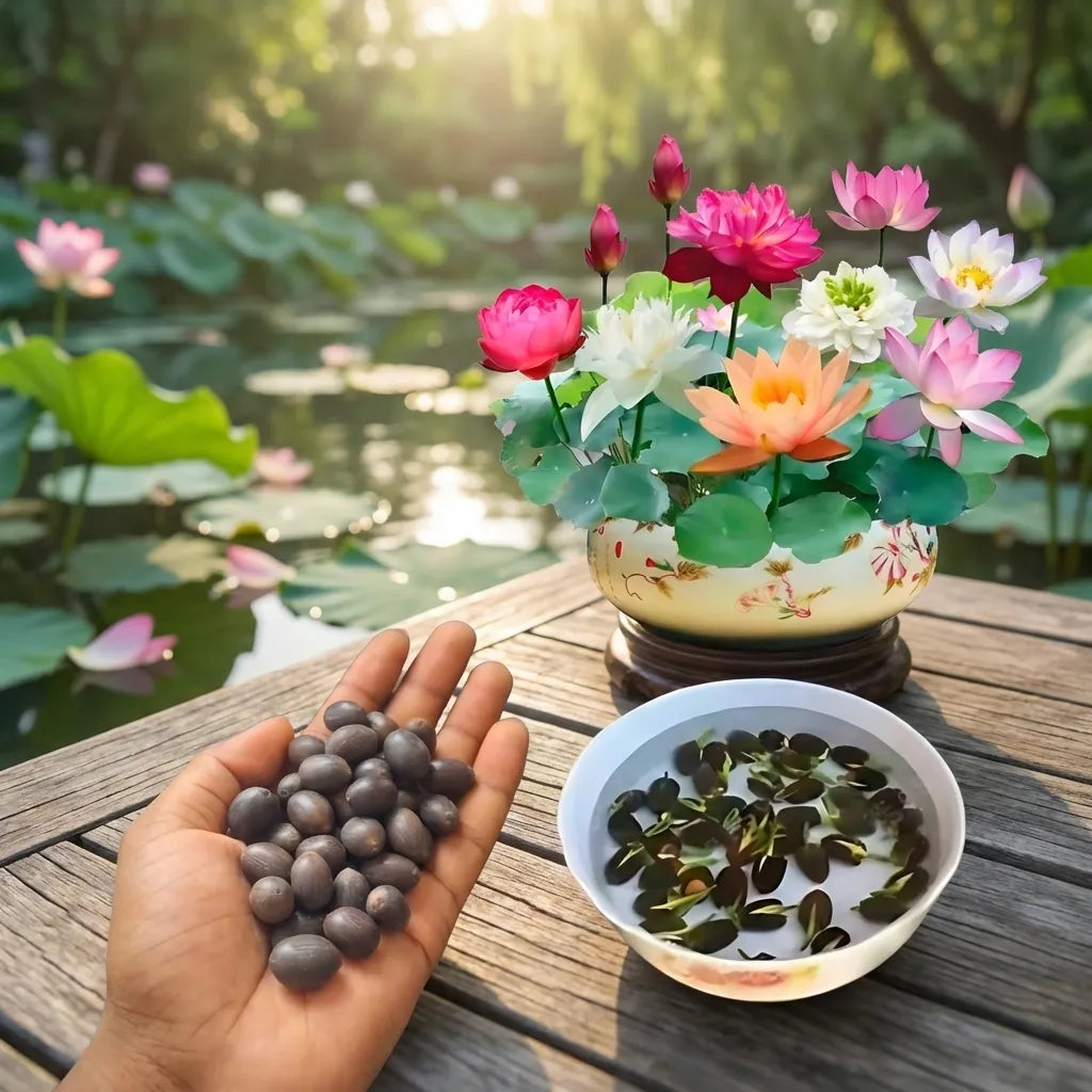 Bonsai lotus flower seeds
