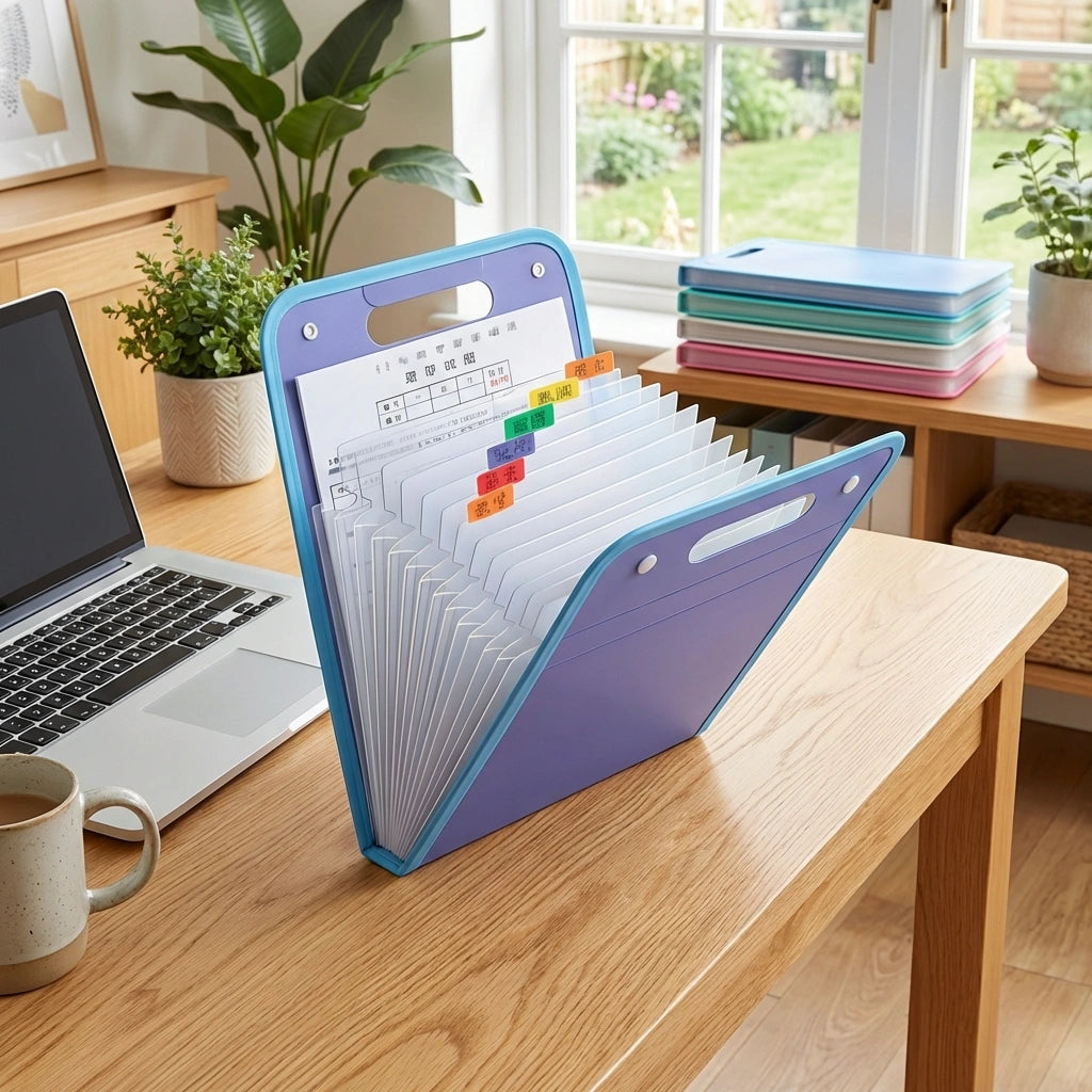 Expandable Document Organizer Folder