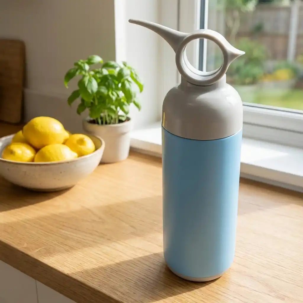 Best 6190 stainless steel water bottle with handle easy to carry fridge leak proof rust hot cold drinks gym sipper bpa