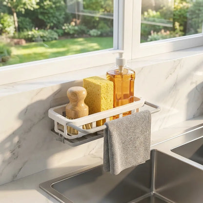 Retractable Sponge Storage Hanging Rack