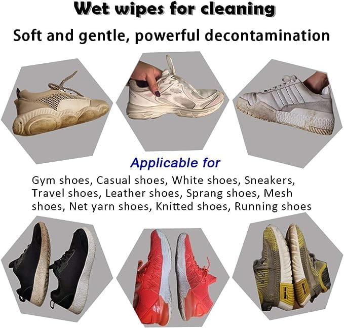 Sneaker & Shoe Cleaner Wipes(1 Packs of 80)